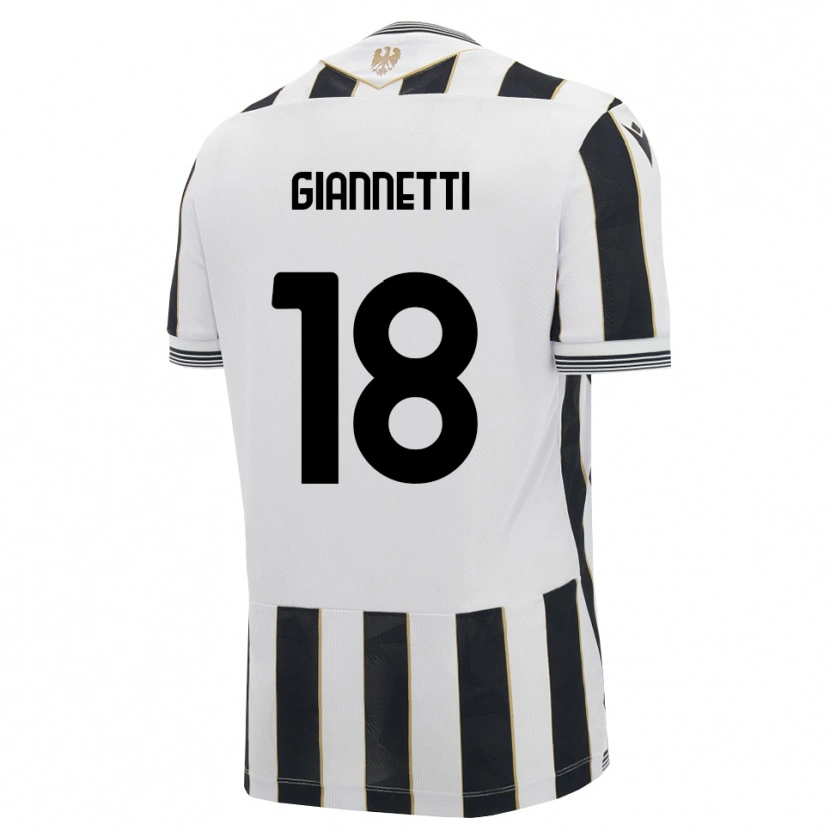 Danxen Niño Camiseta Lautaro Giannetti #18 Negro Blanco Rosa 1ª Equipación 2026/27 La Camisa México