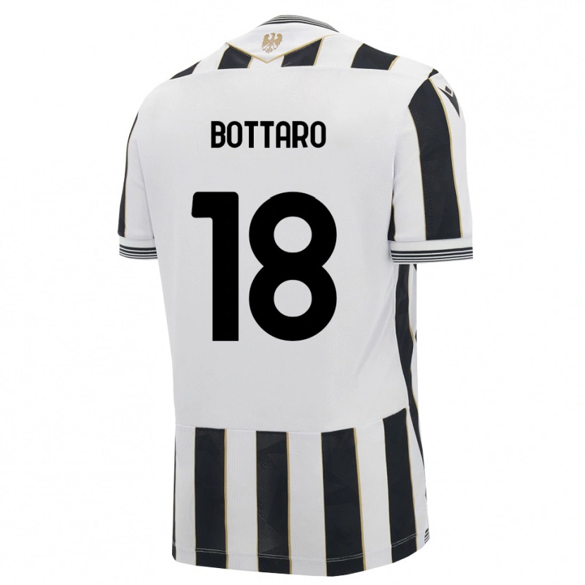 Danxen Niño Camiseta Leonardo Bottaro #18 Negro Blanco Rosa 1ª Equipación 2026/27 La Camisa México