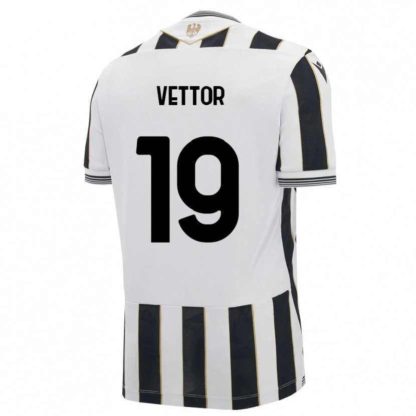 Danxen Niño Camiseta Marco Vettor #19 Negro Blanco Rosa 1ª Equipación 2026/27 La Camisa México