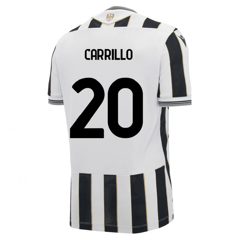 Danxen Niño Camiseta Pietro Carrillo #20 Negro Blanco Rosa 1ª Equipación 2026/27 La Camisa México