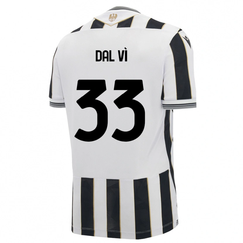 Danxen Niño Camiseta Matteo Dal Vì #33 Negro Blanco Rosa 1ª Equipación 2026/27 La Camisa México