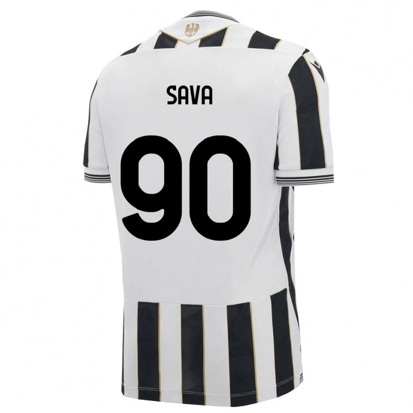 Danxen Niño Camiseta Răzvan Sava #90 Negro Blanco Rosa 1ª Equipación 2026/27 La Camisa México