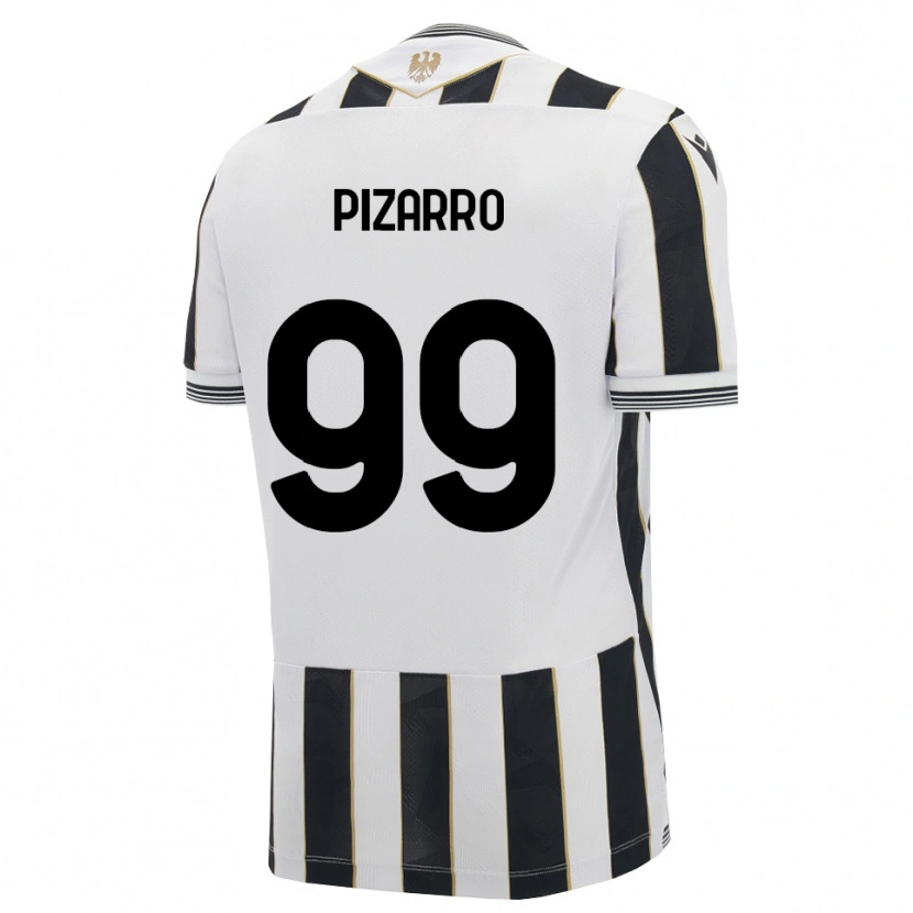Danxen Niño Camiseta Damián Pizarro #99 Negro Blanco Rosa 1ª Equipación 2026/27 La Camisa México