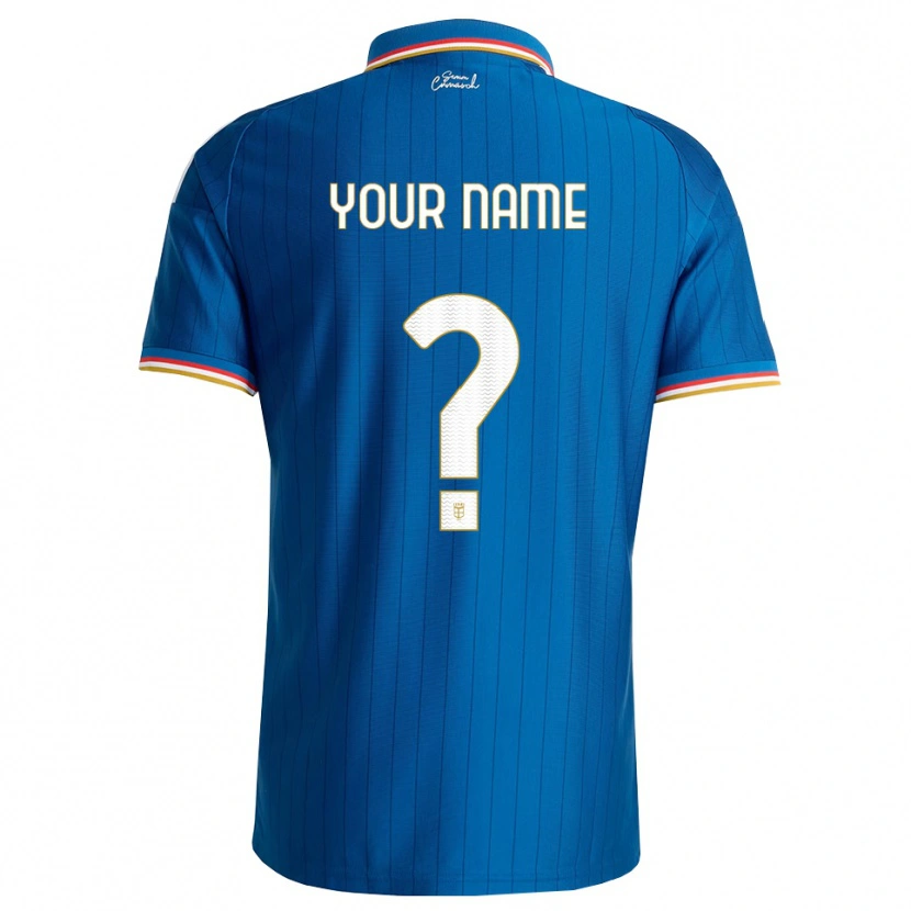 Danxen Niño Camiseta Su Nombre #0 Azul Blanco Rojo 1ª Equipación 2026/27 La Camisa México