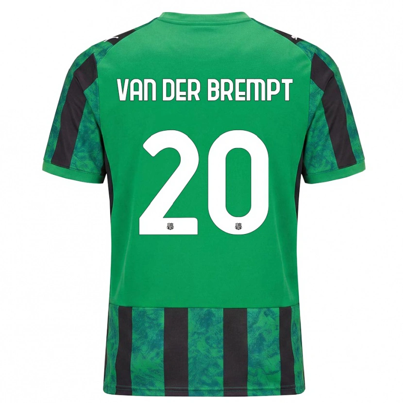 Danxen Niño Camiseta Ignace Van Der Brempt #20 Verde Negro Blanco 1ª Equipación 2026/27 La Camisa México