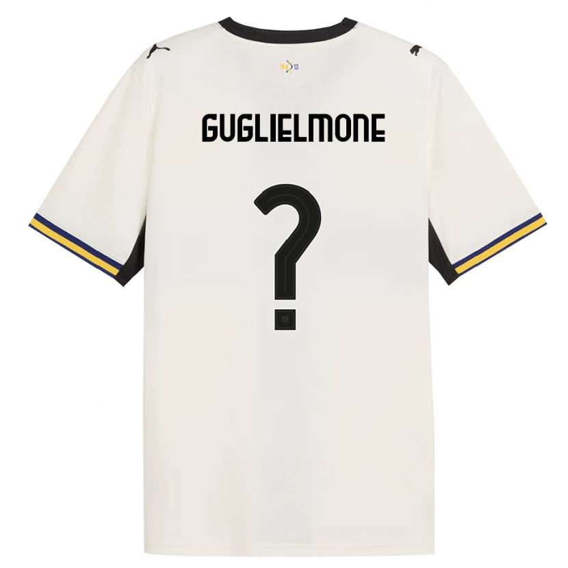 Danxen Niño Camiseta Giovanni Guglielmone #0 Blanco Roto Negro Amarillo 1ª Equipación 2026/27 La Camisa México