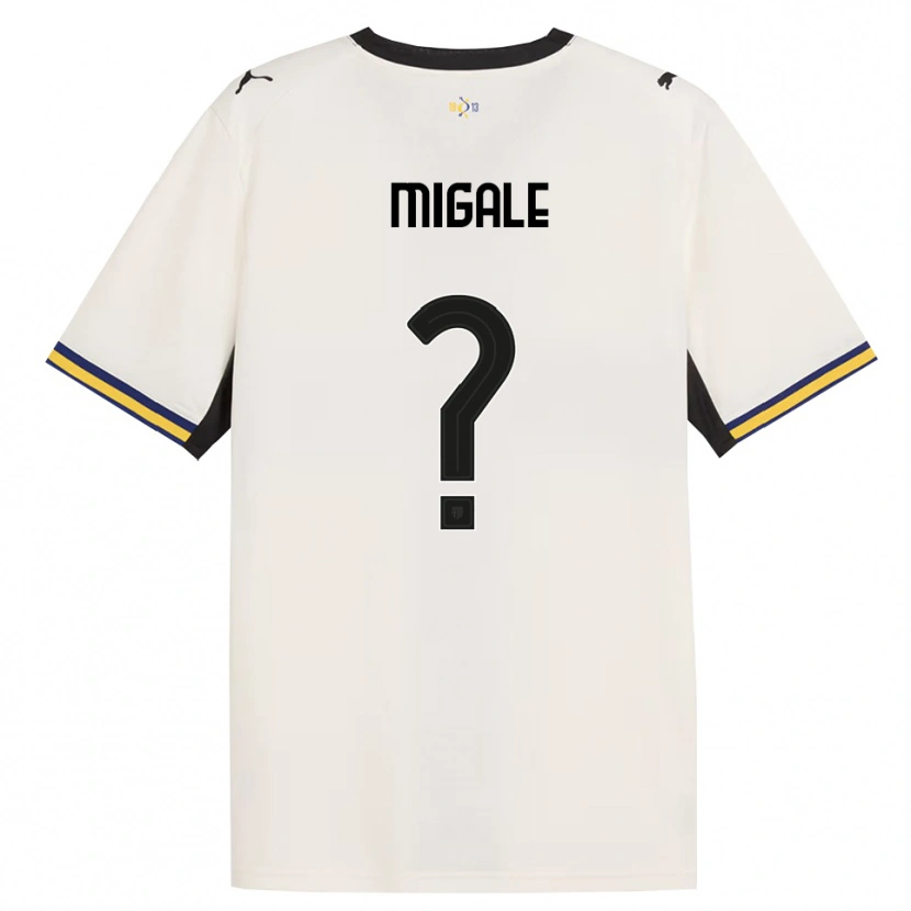 Danxen Niño Camiseta Alessandro Migale #0 Blanco Roto Negro Amarillo 1ª Equipación 2026/27 La Camisa México
