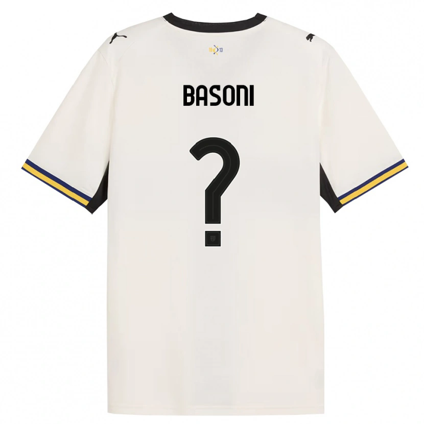 Danxen Niño Camiseta Tommaso Basoni #0 Blanco Roto Negro Amarillo 1ª Equipación 2026/27 La Camisa México