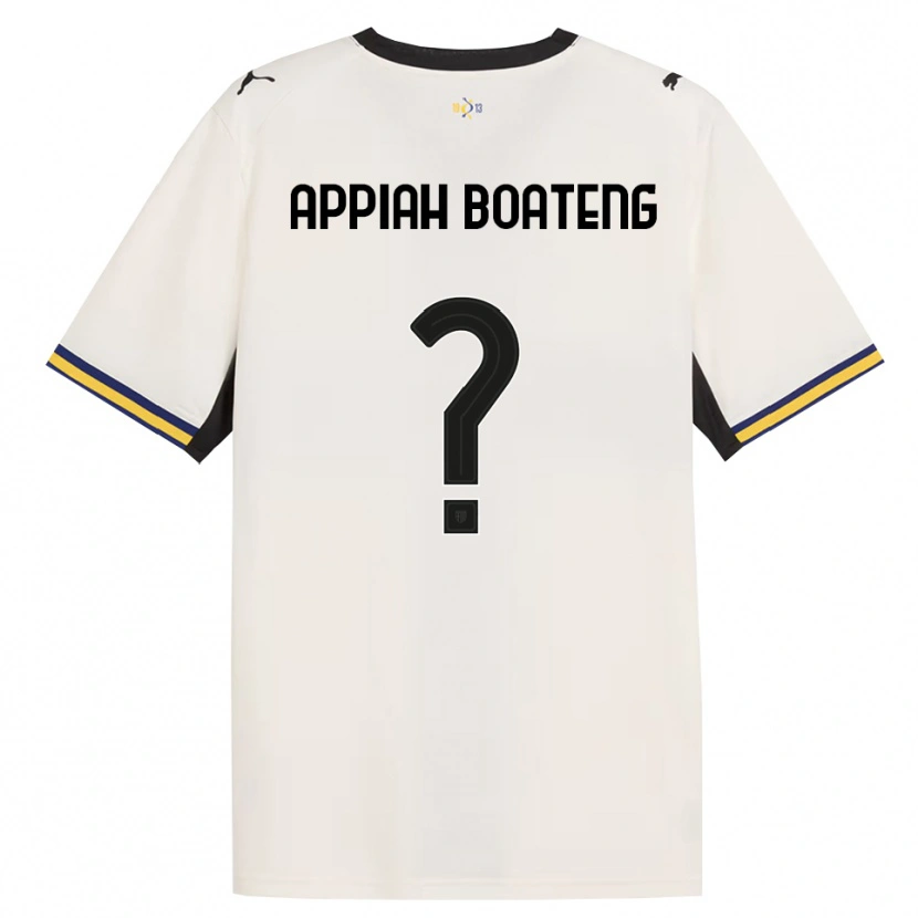Danxen Niño Camiseta Matthew Appiah Boateng #0 Blanco Roto Negro Amarillo 1ª Equipación 2026/27 La Camisa México