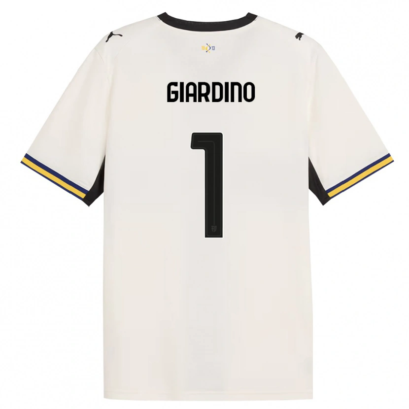 Danxen Niño Camiseta Andrea Giardino #1 Blanco Roto Negro Amarillo 1ª Equipación 2026/27 La Camisa México