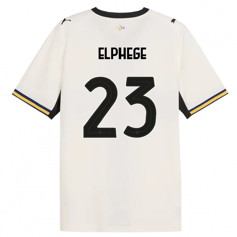 Danxen Niño Camiseta Nesta Elphege #23 Blanco Roto Negro Amarillo 1ª Equipación 2026/27 La Camisa México