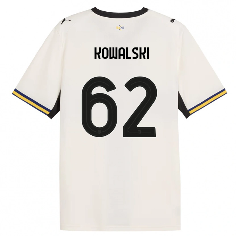Danxen Niño Camiseta Mateusz Kowalski #62 Blanco Roto Negro Amarillo 1ª Equipación 2026/27 La Camisa México