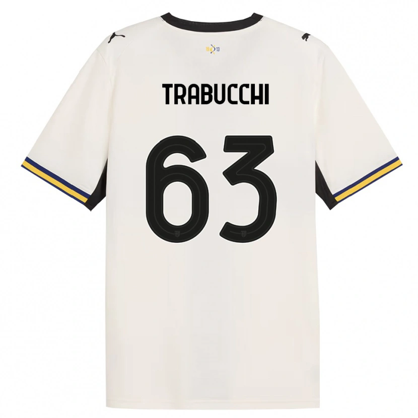 Danxen Niño Camiseta Nicolas Trabucchi #63 Blanco Roto Negro Amarillo 1ª Equipación 2026/27 La Camisa México