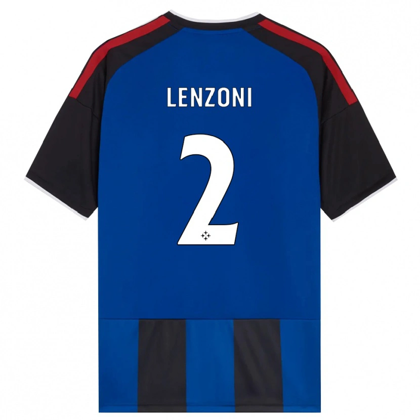 Danxen Niño Camiseta Samuele Lenzoni #2 Negro Rojo Blanco Azul 1ª Equipación 2026/27 La Camisa México