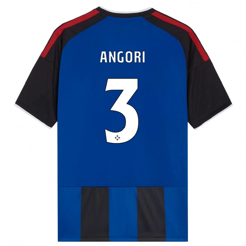 Danxen Niño Camiseta Samuele Angori #3 Negro Rojo Blanco Azul 1ª Equipación 2026/27 La Camisa México