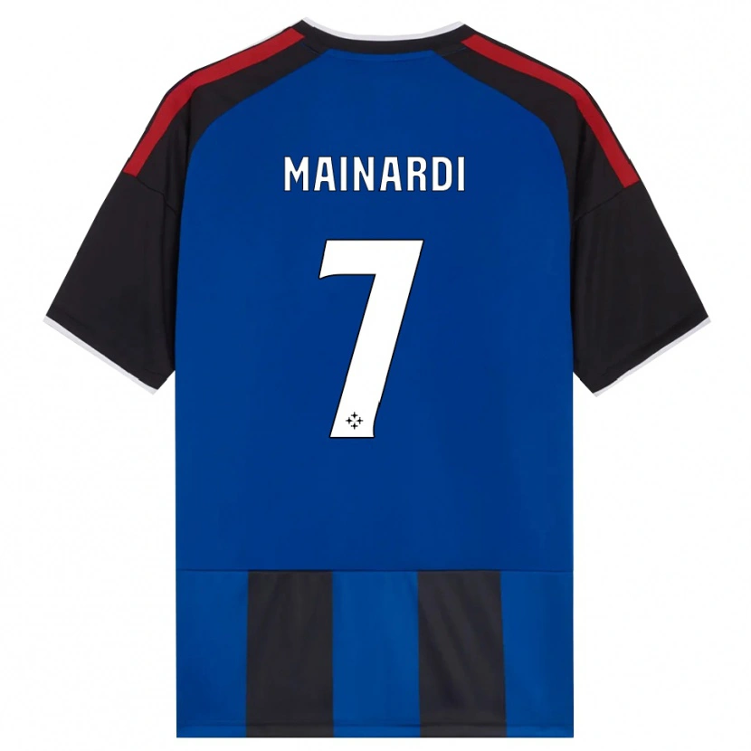 Danxen Niño Camiseta Gianmarco Mainardi #7 Negro Rojo Blanco Azul 1ª Equipación 2026/27 La Camisa México