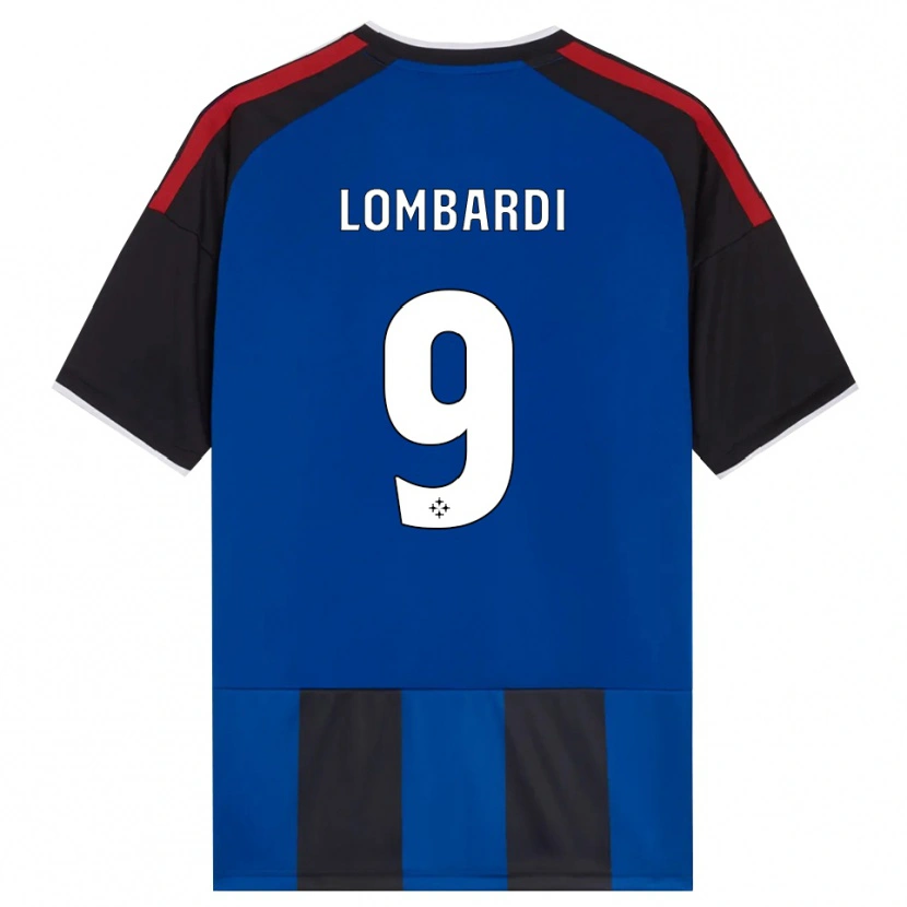 Danxen Niño Camiseta Samuele Lombardi #9 Negro Rojo Blanco Azul 1ª Equipación 2026/27 La Camisa México