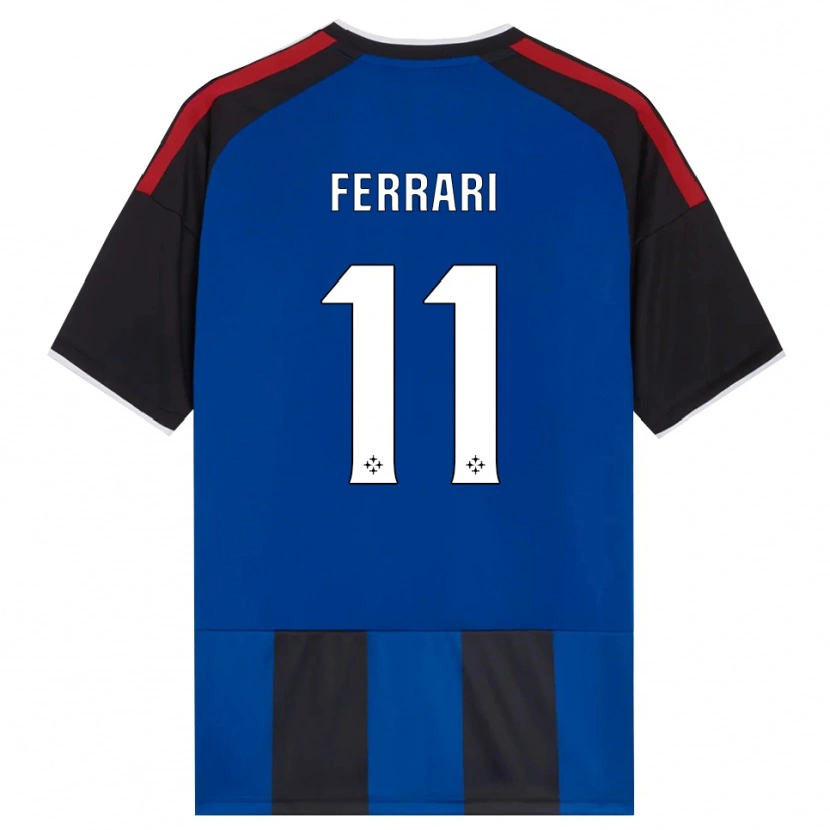 Danxen Niño Camiseta Tommaso Ferrari #11 Negro Rojo Blanco Azul 1ª Equipación 2026/27 La Camisa México