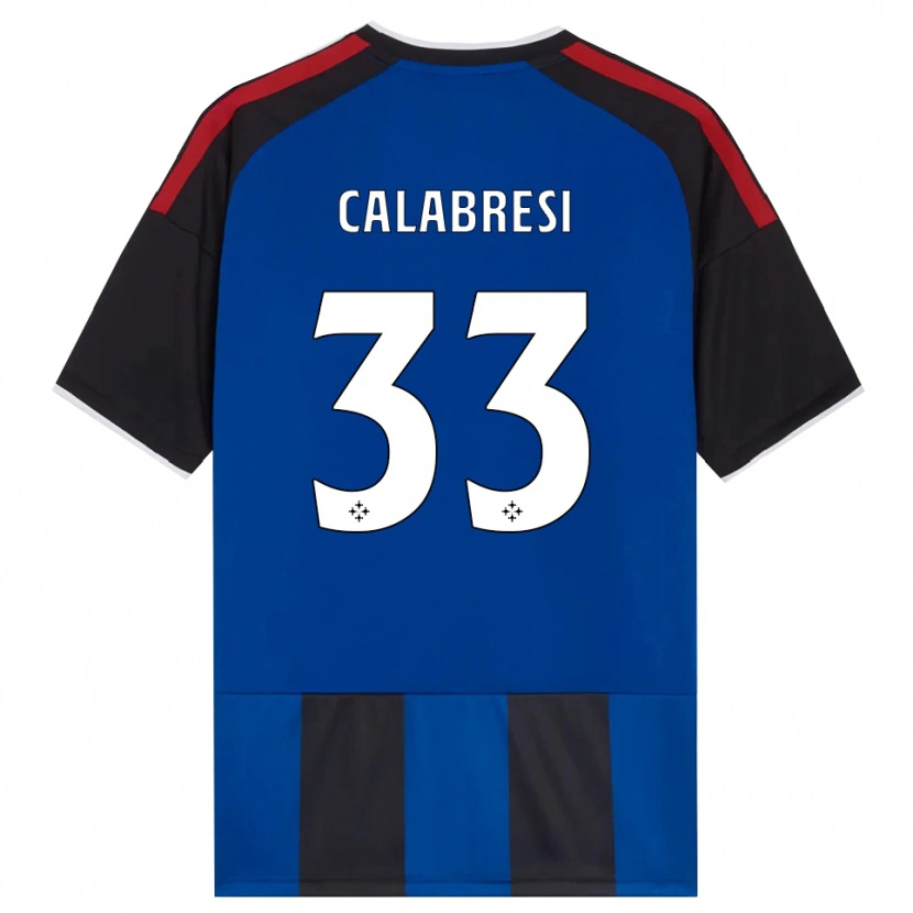 Danxen Niño Camiseta Arturo Calabresi #33 Negro Rojo Blanco Azul 1ª Equipación 2026/27 La Camisa México