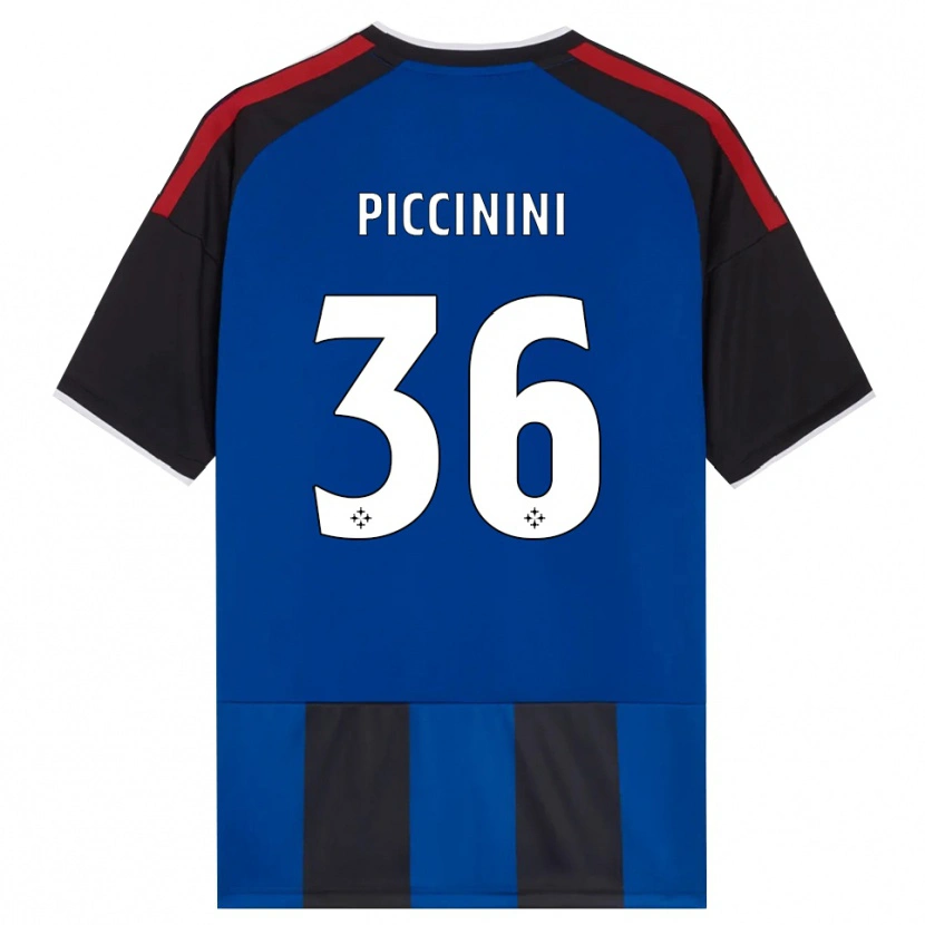 Danxen Niño Camiseta Gabriele Piccinini #36 Negro Rojo Blanco Azul 1ª Equipación 2026/27 La Camisa México