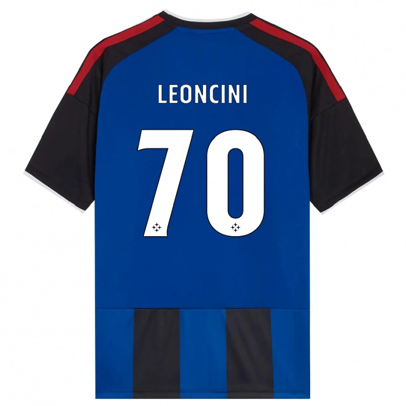 Danxen Niño Camiseta Mattia Leoncini #70 Negro Rojo Blanco Azul 1ª Equipación 2026/27 La Camisa México