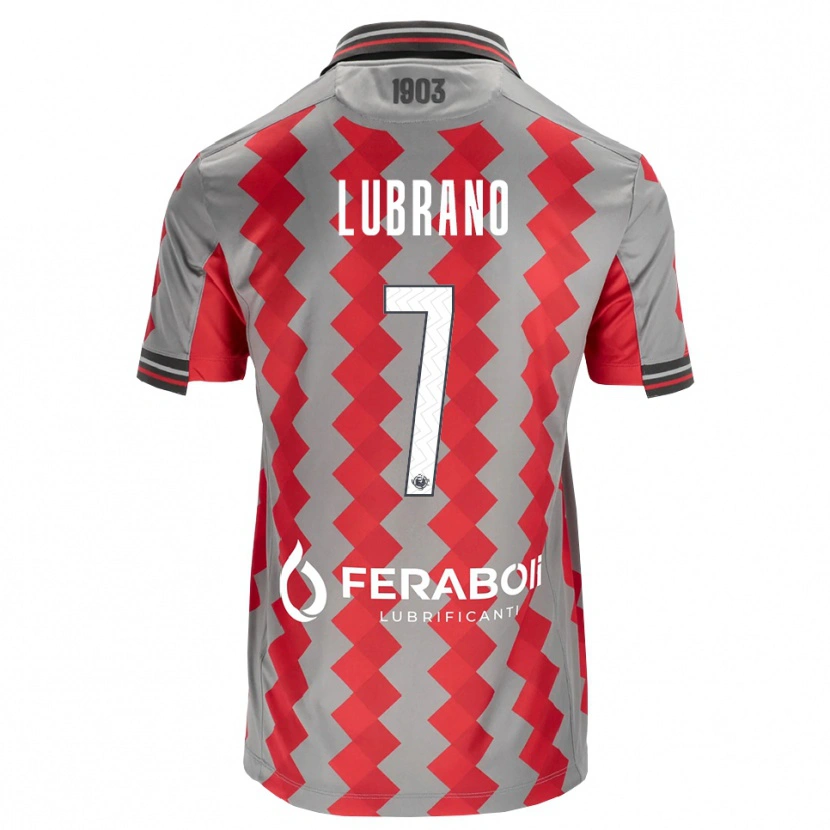 Danxen Niño Camiseta Antonio Lubrano #7 Gris Rojo Blanco 1ª Equipación 2026/27 La Camisa México