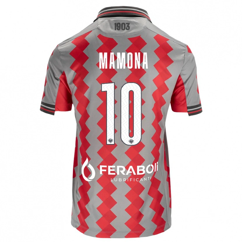 Danxen Niño Camiseta Blue Mamona #10 Gris Rojo Blanco 1ª Equipación 2026/27 La Camisa México