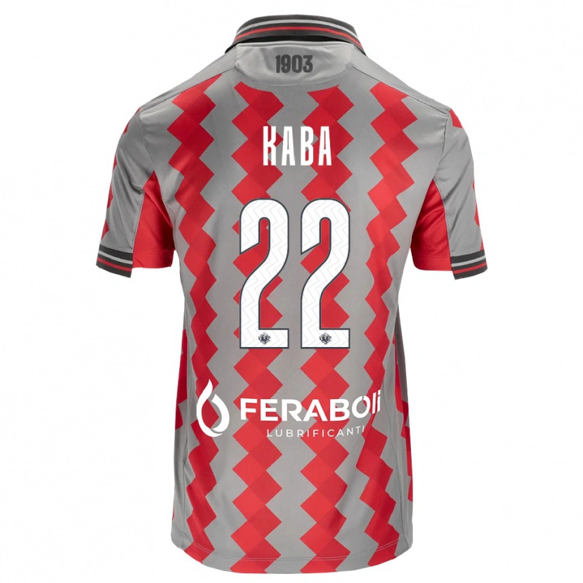 Danxen Niño Camiseta Karamoko Kaba #22 Gris Rojo Blanco 1ª Equipación 2026/27 La Camisa México