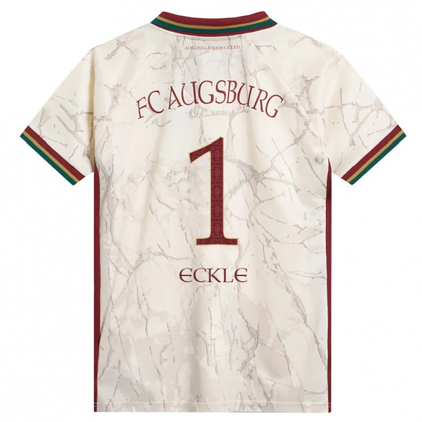 Danxen Niño Camiseta Philipp Eckle #1 Verde Arroz Blanco Burdeos 1ª Equipación 2026/27 La Camisa México