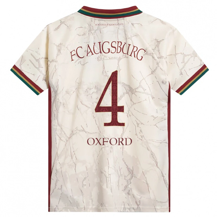 Danxen Niño Camiseta Reece Oxford #4 Verde Arroz Blanco Burdeos 1ª Equipación 2026/27 La Camisa México