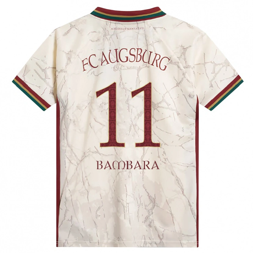 Danxen Niño Camiseta Jermaine Bambara #11 Verde Arroz Blanco Burdeos 1ª Equipación 2026/27 La Camisa México