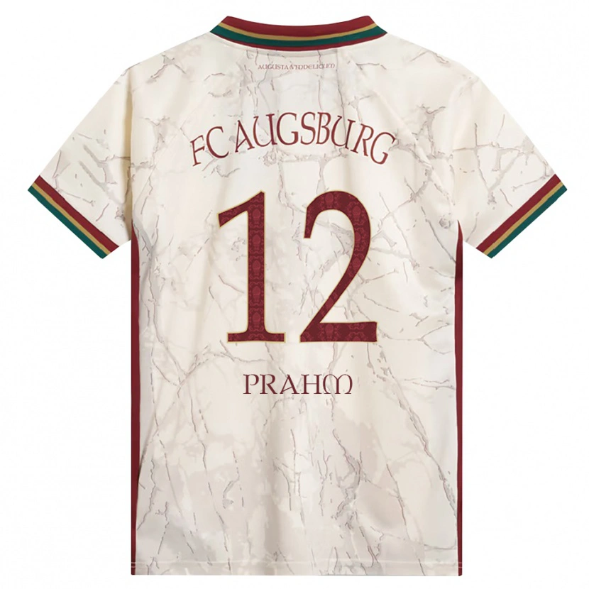 Danxen Niño Camiseta Djego Prahm #12 Verde Arroz Blanco Burdeos 1ª Equipación 2026/27 La Camisa México