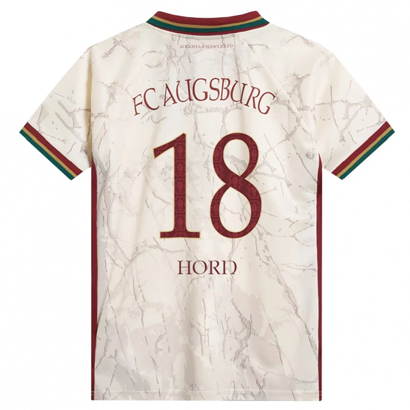 Danxen Niño Camiseta Tobias Horn #18 Verde Arroz Blanco Burdeos 1ª Equipación 2026/27 La Camisa México