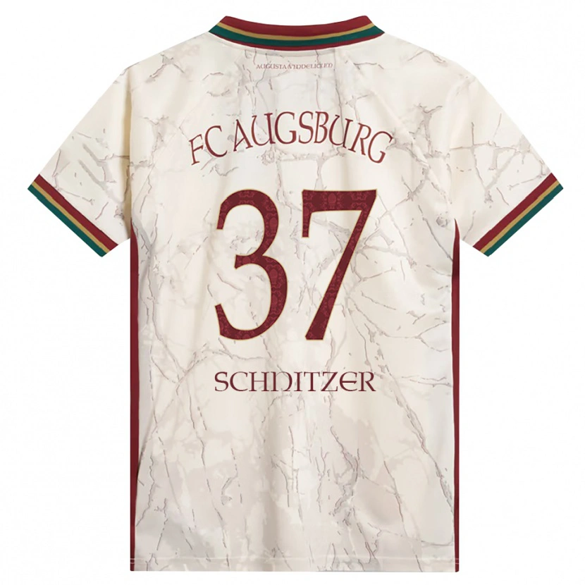 Danxen Niño Camiseta Tim Schnitzer #37 Verde Arroz Blanco Burdeos 1ª Equipación 2026/27 La Camisa México