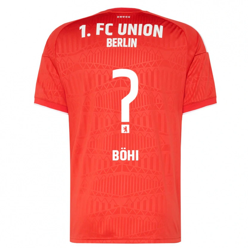 Danxen Niño Camiseta Nadine Böhi #0 Rojo Blanco 1ª Equipación 2026/27 La Camisa México