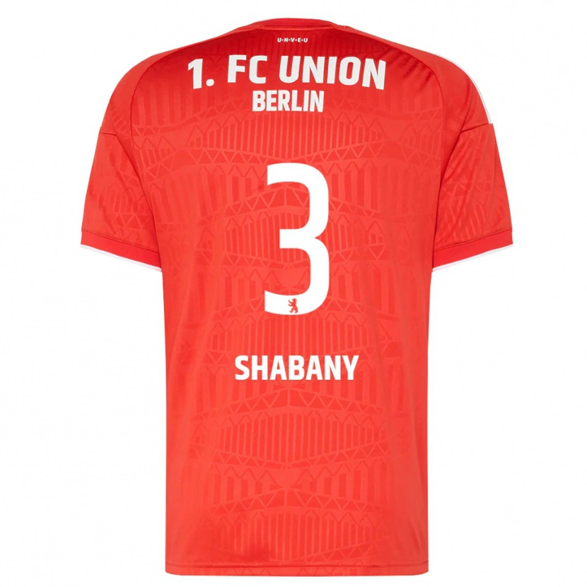 Danxen Niño Camiseta Alec Shabany #3 Rojo Blanco 1ª Equipación 2026/27 La Camisa México