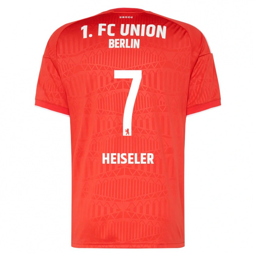 Danxen Niño Camiseta Lisa Heiseler #7 Rojo Blanco 1ª Equipación 2026/27 La Camisa México