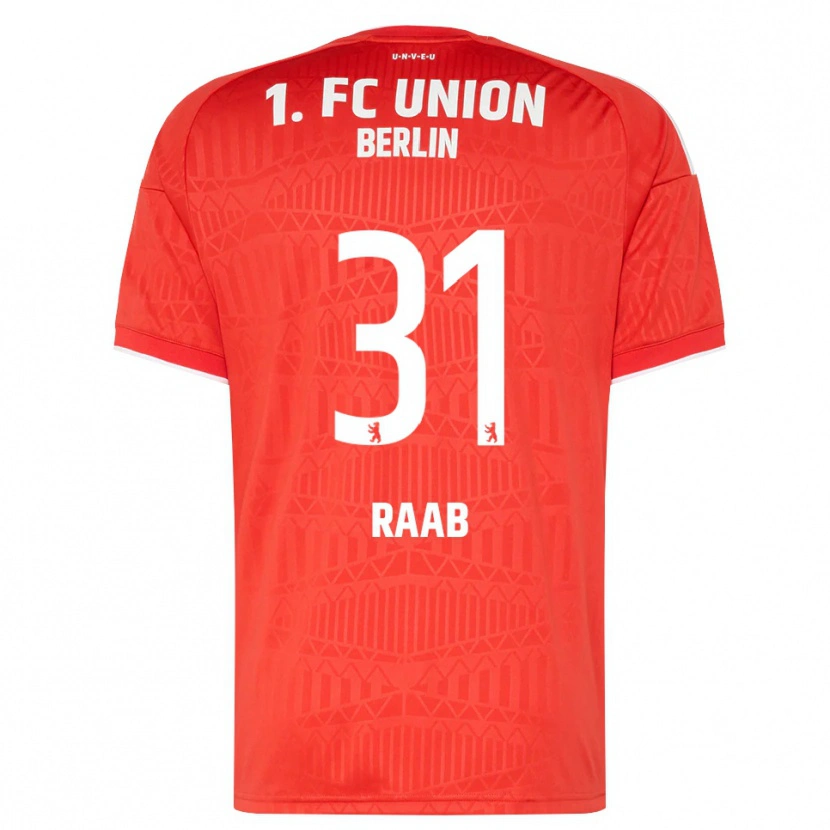 Danxen Niño Camiseta Matheo Raab #31 Rojo Blanco 1ª Equipación 2026/27 La Camisa México