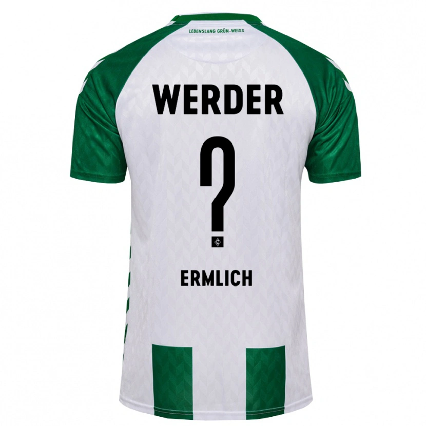Danxen Niño Camiseta Kjell Ermlich #0 Verde Blanco 1ª Equipación 2026/27 La Camisa México