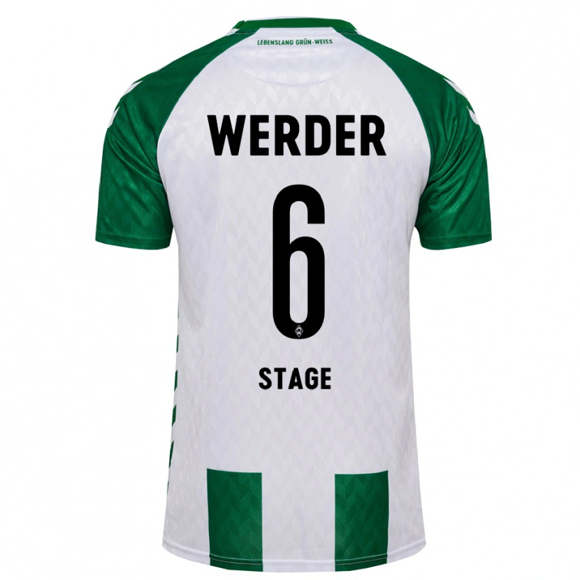 Danxen Niño Camiseta Jens Stage #6 Verde Blanco 1ª Equipación 2026/27 La Camisa México