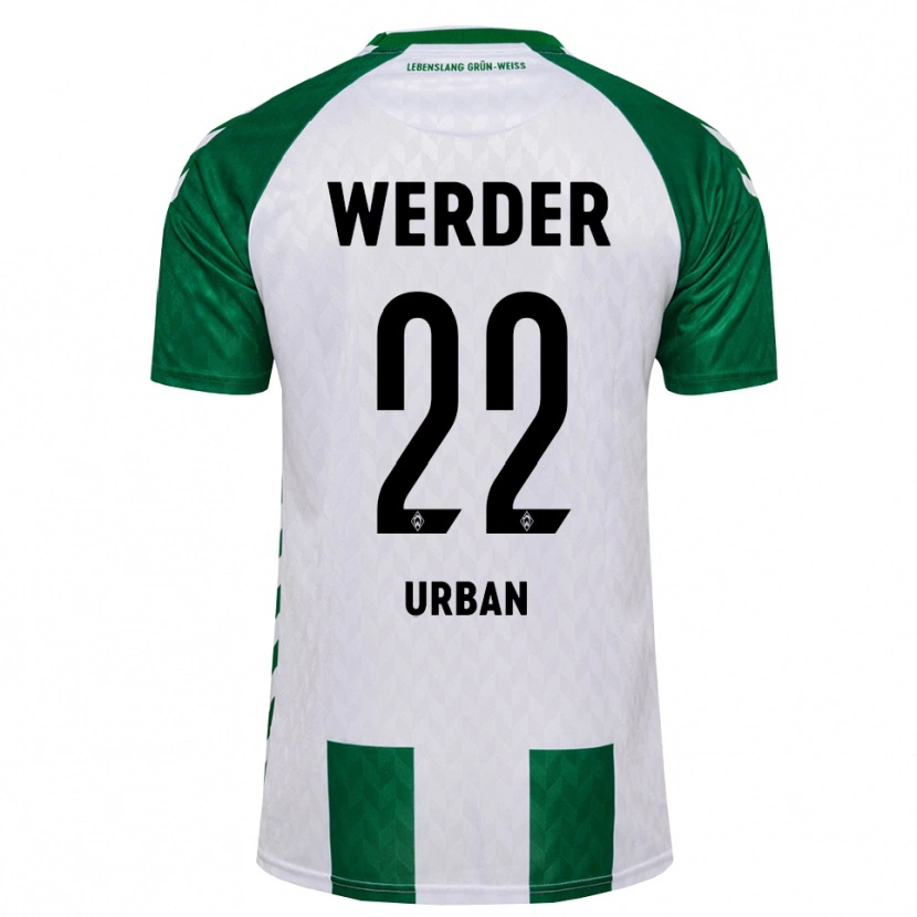 Danxen Niño Camiseta Linus Urban #22 Verde Blanco 1ª Equipación 2026/27 La Camisa México