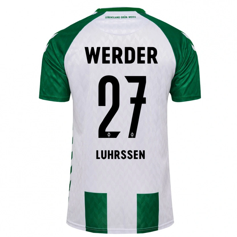 Danxen Niño Camiseta Nina Luhrssen #27 Verde Blanco 1ª Equipación 2026/27 La Camisa México