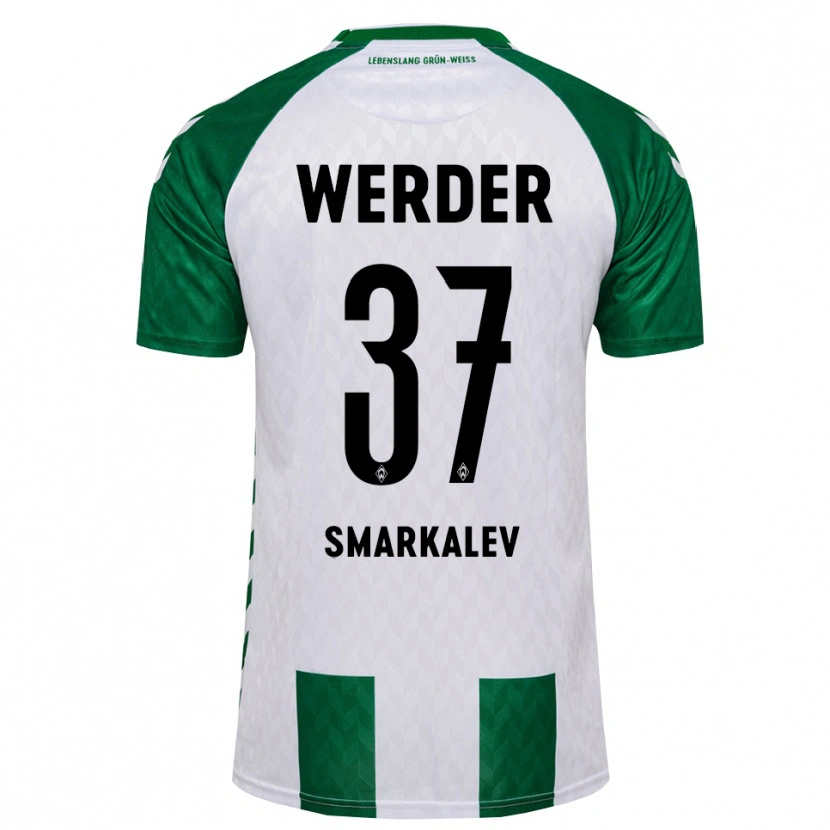 Danxen Niño Camiseta Stefan Smarkalev #37 Verde Blanco 1ª Equipación 2026/27 La Camisa México