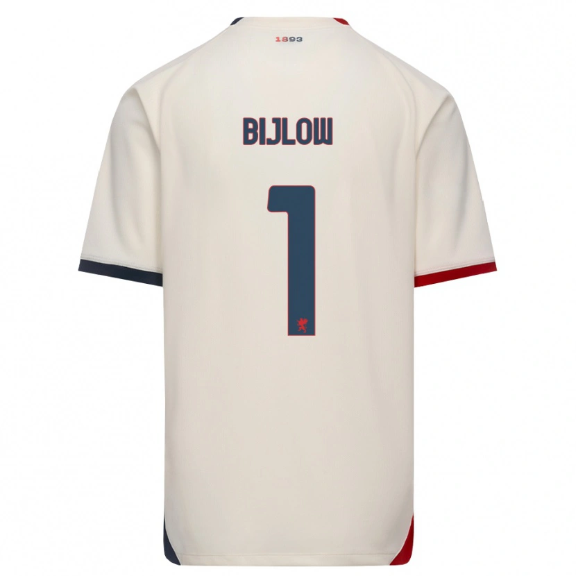 Danxen Niño Camiseta Justin Bijlow #1 Blanco Roto Rojo 2ª Equipación 2026/27 La Camisa México