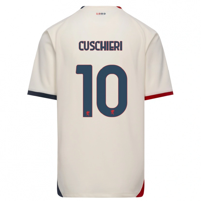Danxen Niño Camiseta Rachel Cuschieri #10 Blanco Roto Rojo 2ª Equipación 2026/27 La Camisa México