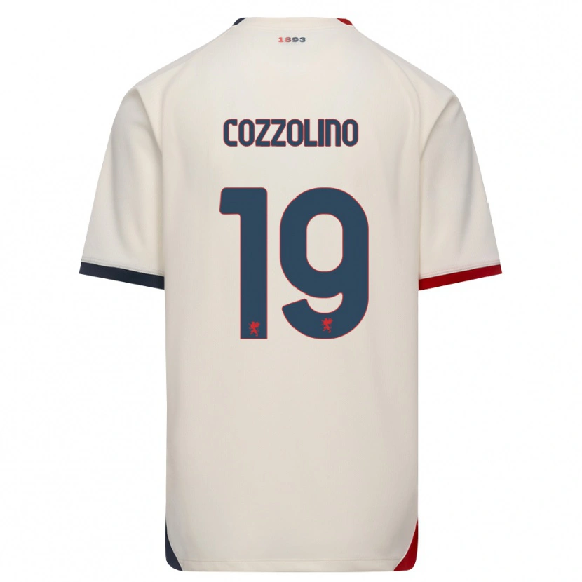 Danxen Niño Camiseta Carmine Cozzolino #19 Blanco Roto Rojo 2ª Equipación 2026/27 La Camisa México