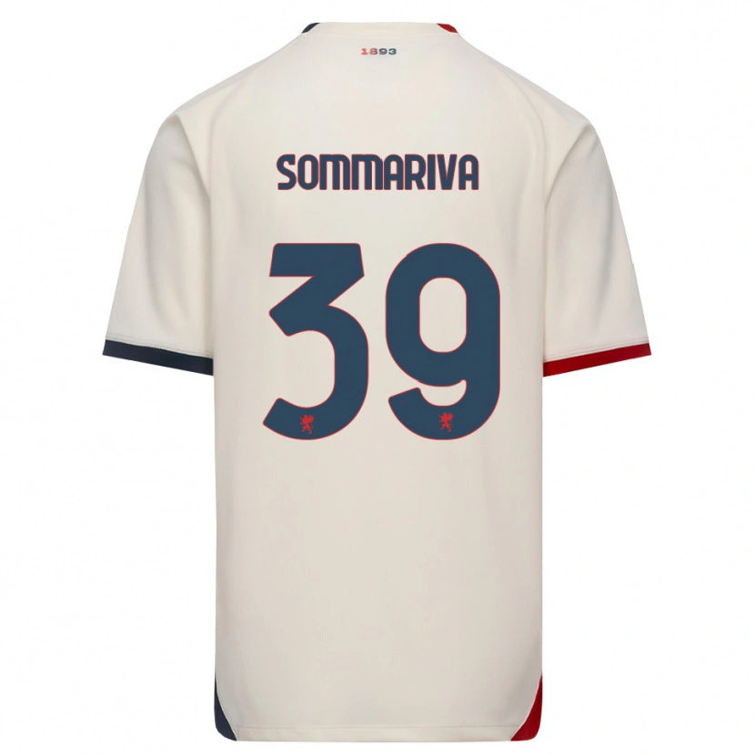 Danxen Niño Camiseta Daniele Sommariva #39 Blanco Roto Rojo 2ª Equipación 2026/27 La Camisa México