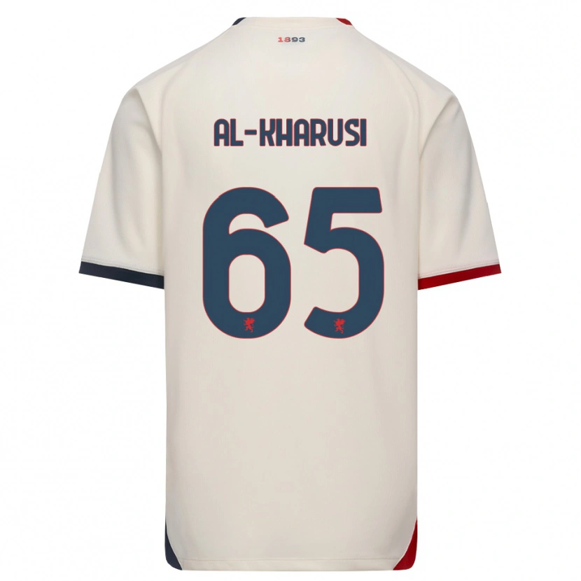 Danxen Niño Camiseta Suhayb Al-Kharusi #65 Blanco Roto Rojo 2ª Equipación 2026/27 La Camisa México