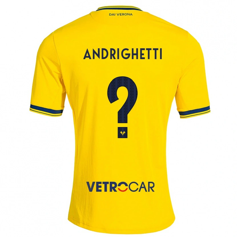 Danxen Niño Camiseta Emanuele Andrighetti #0 Amarillo Rojo 2ª Equipación 2026/27 La Camisa México