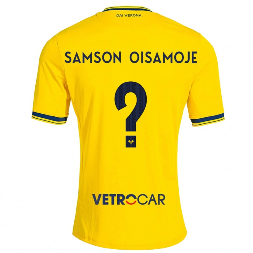 Danxen Niño Camiseta Junior Samson Oisamoje #0 Amarillo Rojo 2ª Equipación 2026/27 La Camisa México